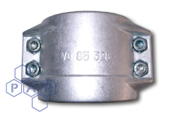 DIN Smooth Tail Coupling - Safety Clamps - Aluminium