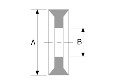 Tri-Clamp Gaskets - ½" and ¾" Dimensional Drawing
