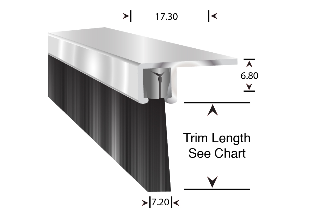 90° Carrier Door Brush Strips | PAR Group